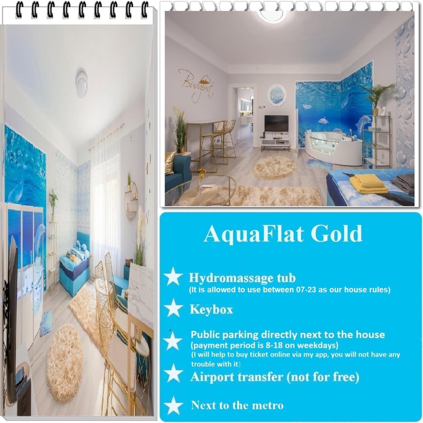 Ferienwohnung Aquaflat Gold Budapest Exterior foto